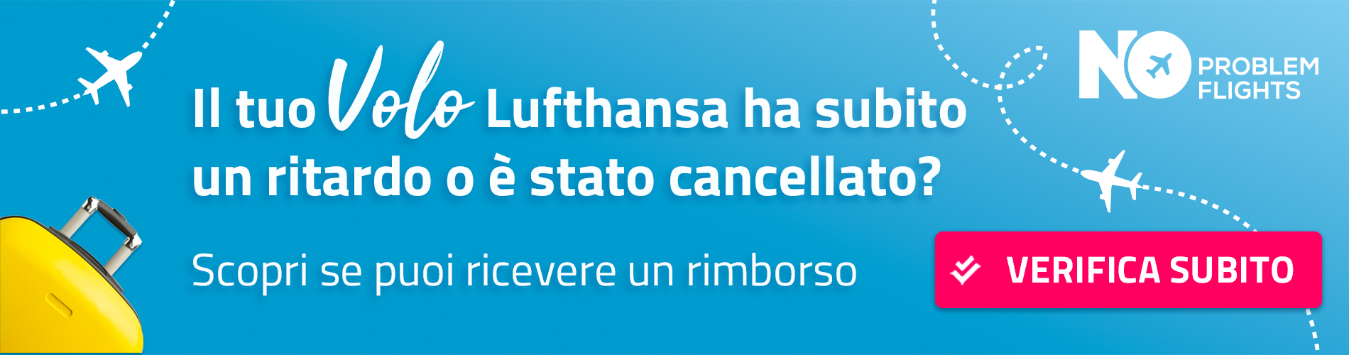 Volo Lufthansa in ritardo | No Problem Flights